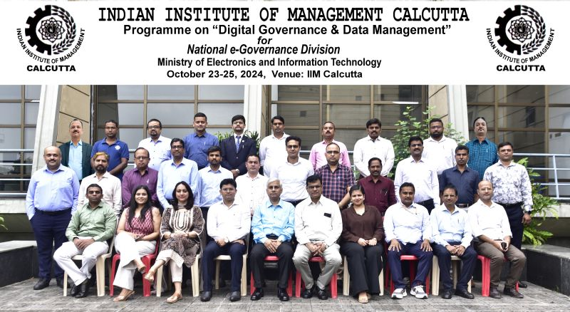 National e-Governance Division partners with IIM-Calcutta for Training Programme on ‘Digital Governance & Data Management’