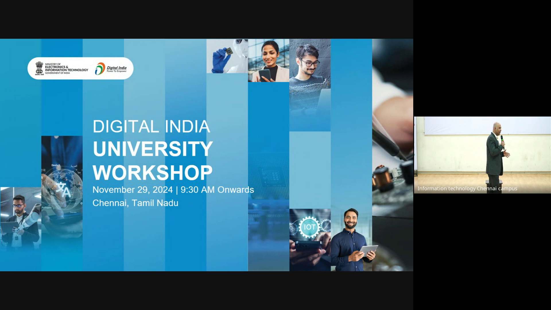 Digital India Awareness University Workshop, Indian Maritime University, Chennai Campus