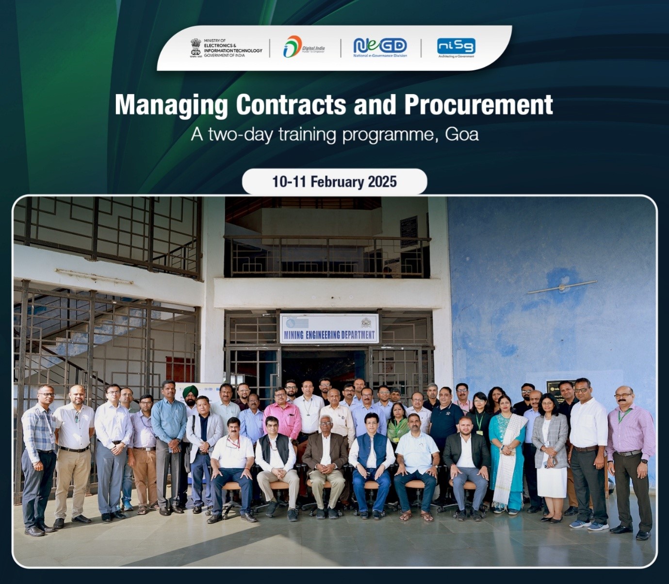 NeGD Organizes Specialized Training Programme on Managing Contracts and Procurement (MCP)