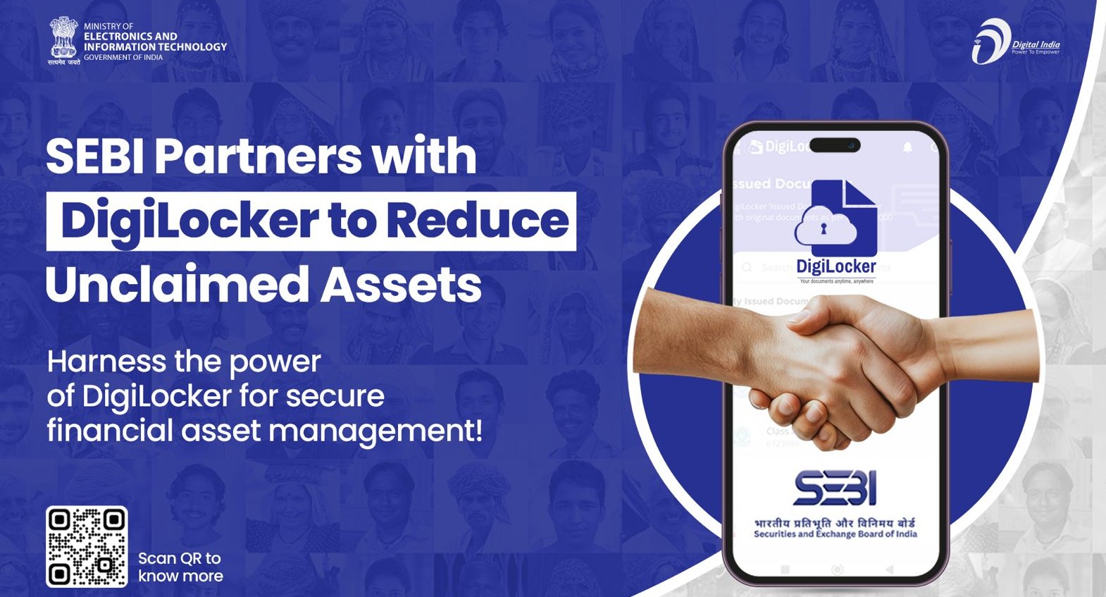 Securities and Exchange Board of India (SEBI) partners with DigiLocker to reduce unclaimed assets in the Indian securities market