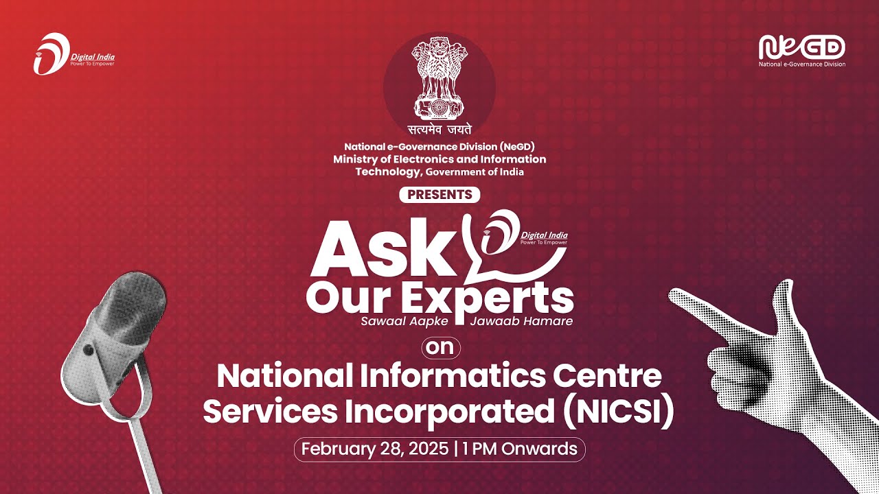 Ask Our Experts Episode 15- All about National Informatics Centre Services Incorporated