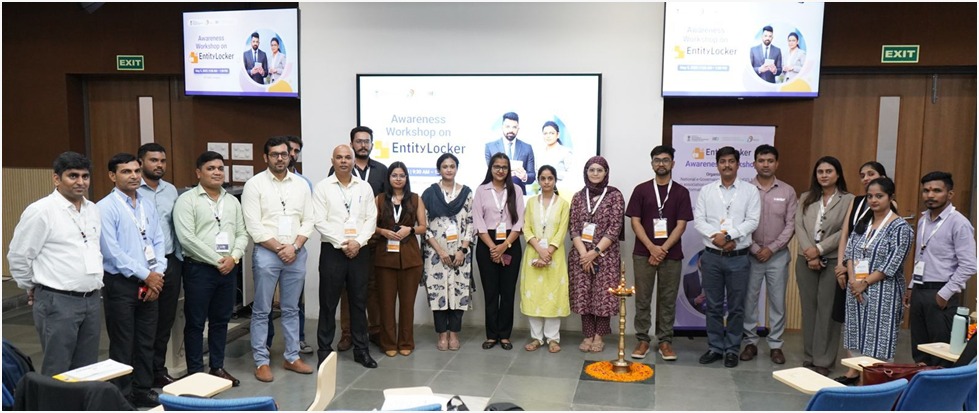 An awareness workshop on Entity Locker held at IIIT-Delhi for start-ups and incubators