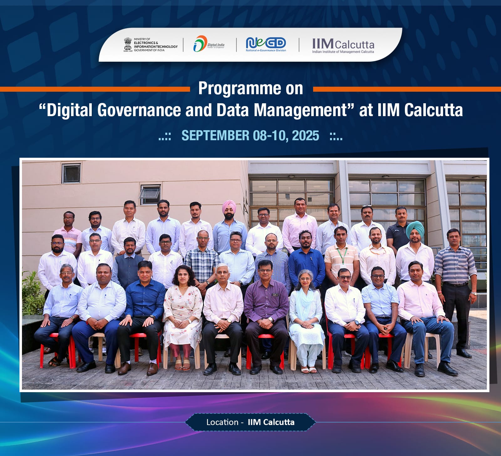 NeGD and IIM Calcutta empower Government Officials with 3rd Cohort of Landmark Digital Governance and Data Management Training