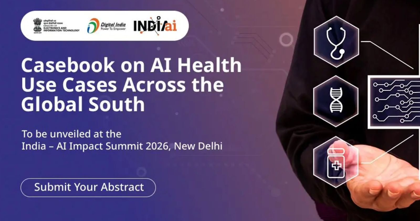 Call for Submission of Abstracts highlighting applications of AI in health systems to prepare Casebook