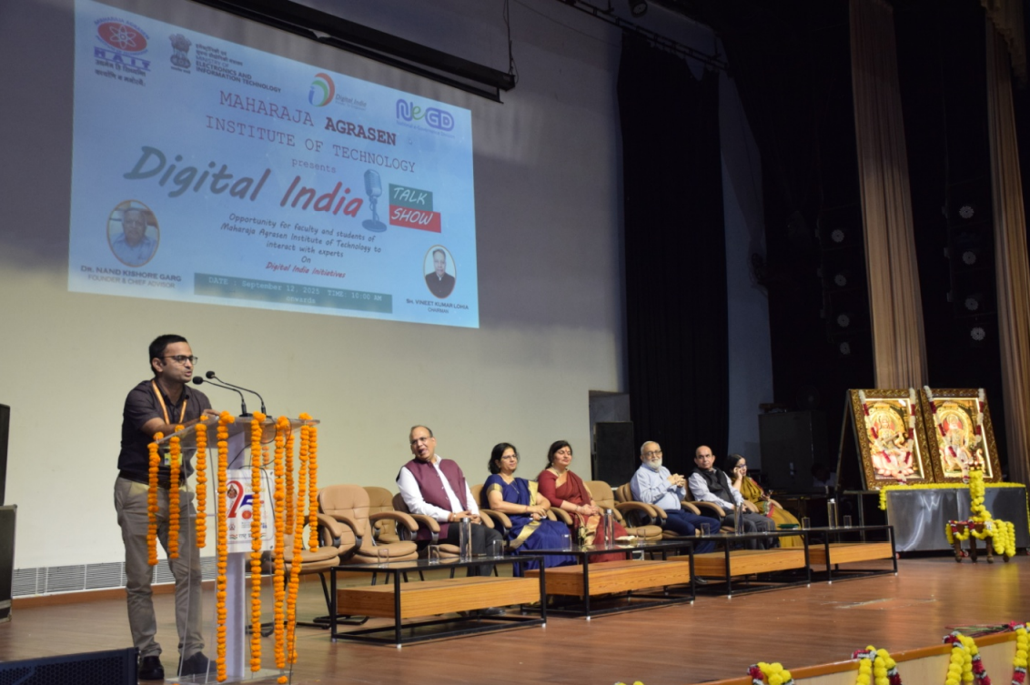 Digital India Awareness Workshop Energises Youth at Maharaja Agrasen Institute of Technology, Rohini