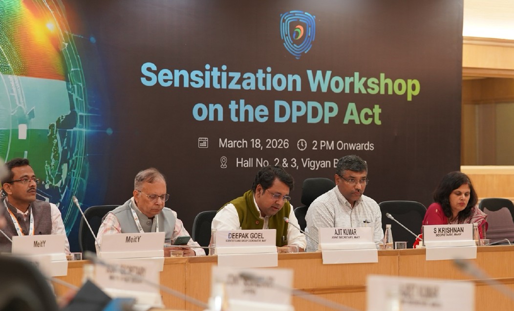 Government Organises Sensitization Workshop on Digital Personal Data Protection Act for Central Line Ministries