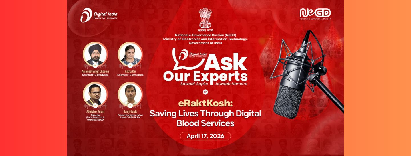 Ask Our Experts on eRaktKosh