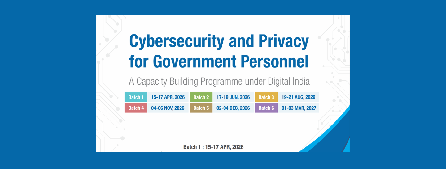 CB Prog in Cybersecurity and Privacy for Govt Personnel
